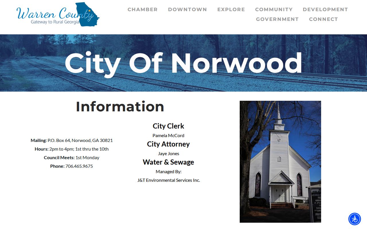 Warren County Norwood warrant records City Hall contact