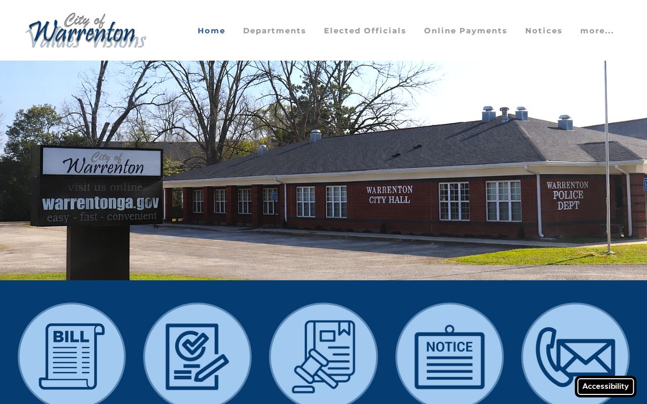 Warren County Warrenton warrant records City Hall source