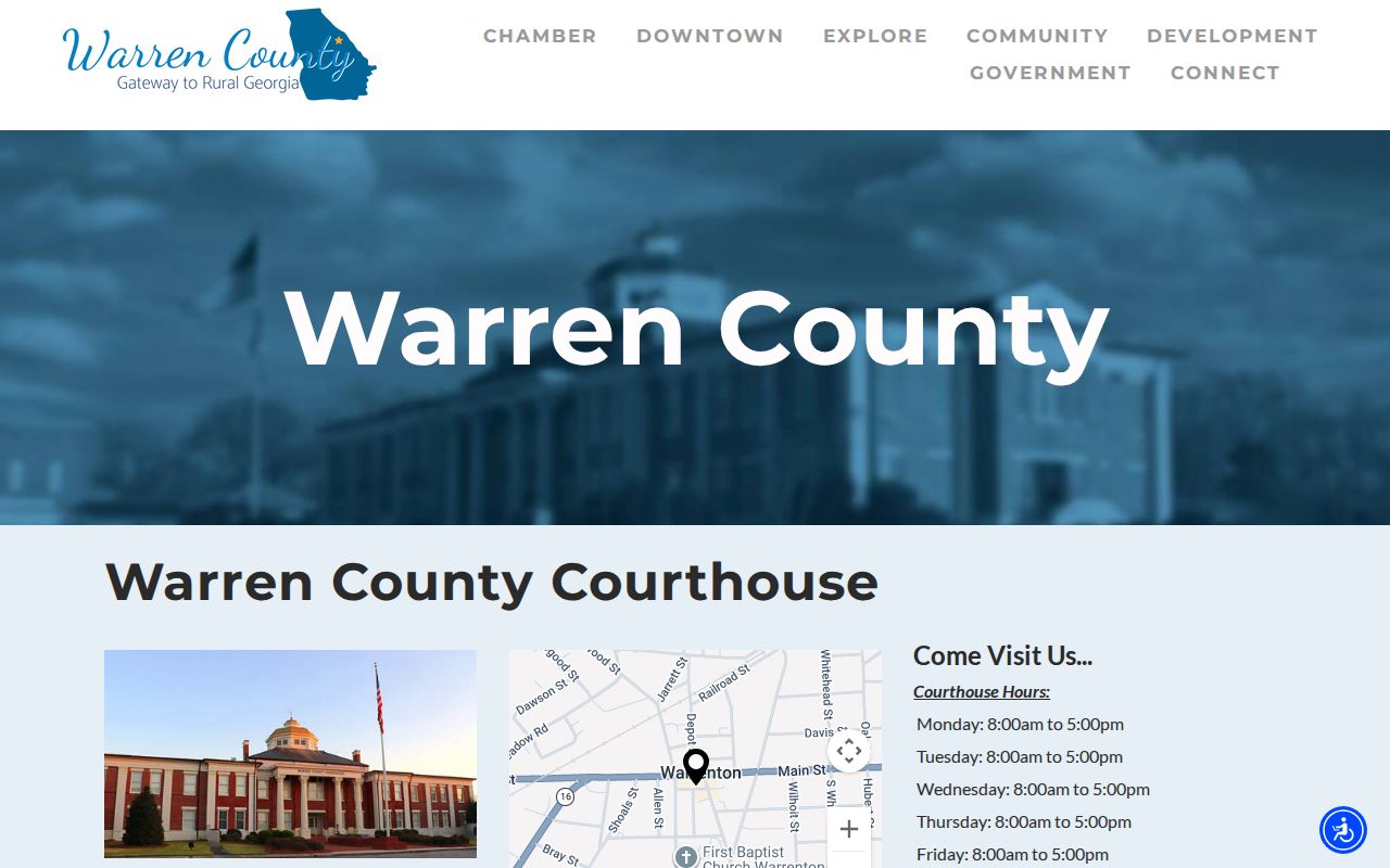 Warren County warrant records courthouse contact information